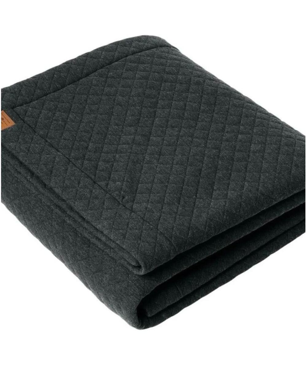 Travis Mathew Dark Grey Heather Diamond Quilt Blanket NEW IN BOX